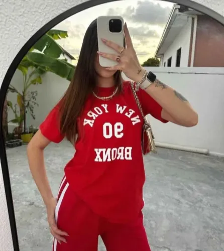 Blusa Feminina Casual Vermelha 