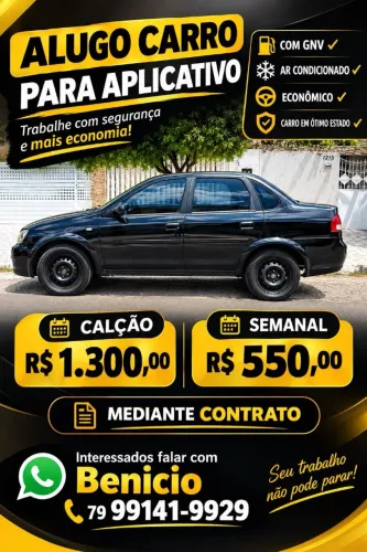 Alugo carro para aplicativo