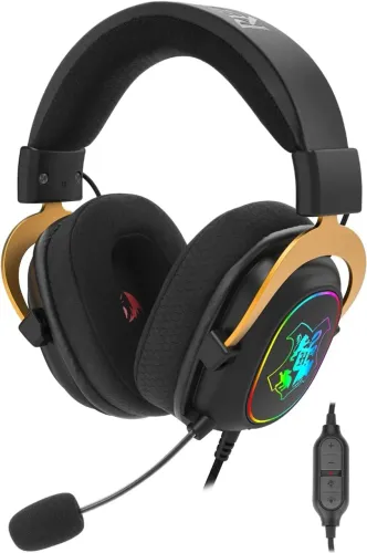 Headset Gamer Redragon Harry Potter Zeus Hogwarts HP-510 RGB LACRADO COM NF
