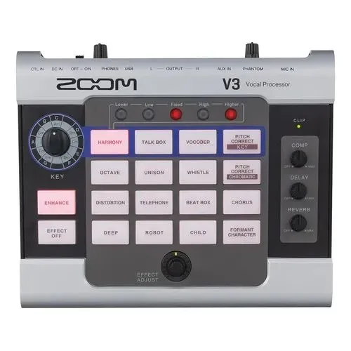Pedal Processador Voz Zoom v3