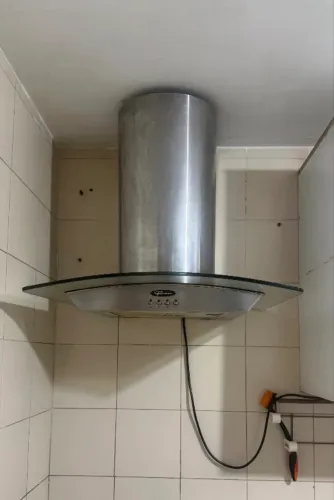 Coifa / Depurador de Parede Fischer Inox Vidro Curvo (Ótimo Estado)
