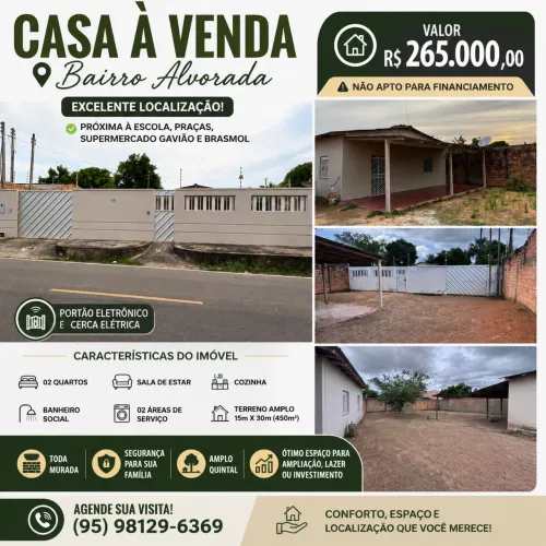 Vendo casa com terreno amplo 450m2 e localização excelente