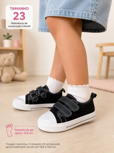 tenis infantil unissex tamanho 23