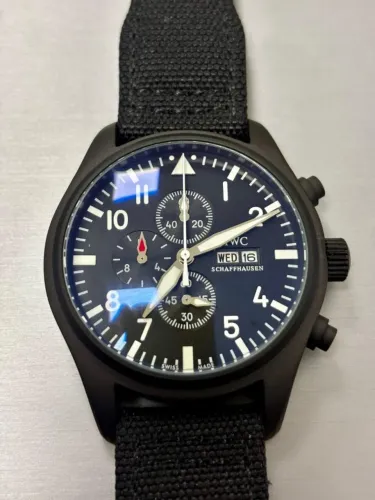 Relógio IWC Miyota Japão 41mm Quartz Zero sem Uso Excelente Acabamento