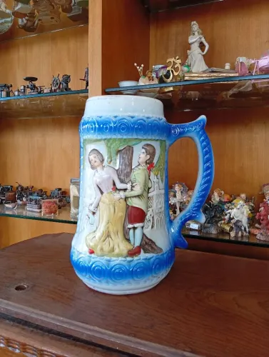 Antiga caneca de chopp ceramart 4 litros 