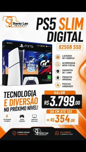 Ps5 slim digital Lacrado