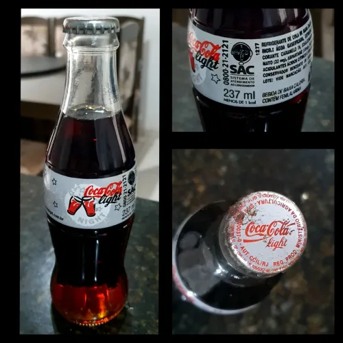 GARRAFA COCA COLA LIGHT ANOS 2000 LACRADO