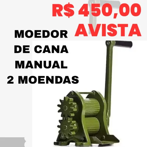 MOEDOR DE CANA MANUAL 2 MOENDAS 
