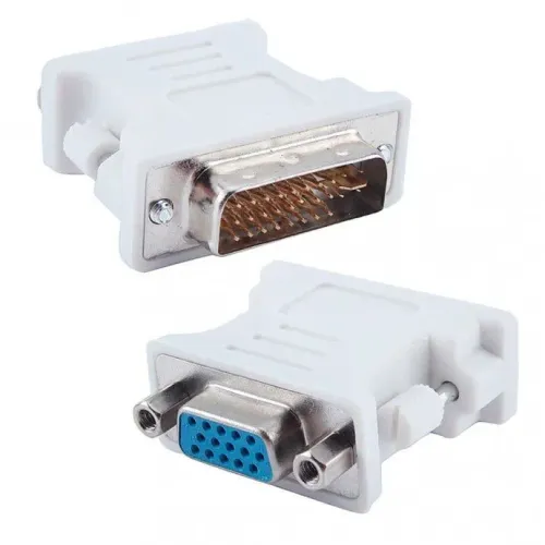 Adaptador DVI-I 24+5 X VGA Fêmea
