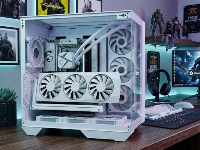 Computador gamer alto desempenho full white