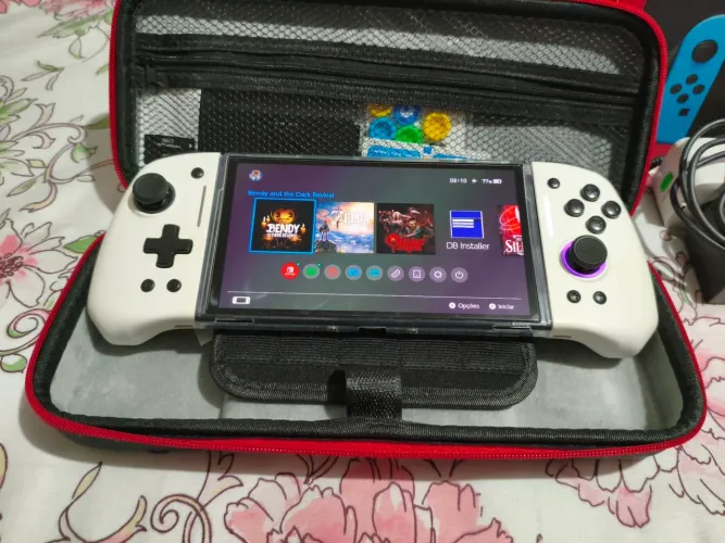 Nintendo Switch Oed Desbloqueado 128gb Completo