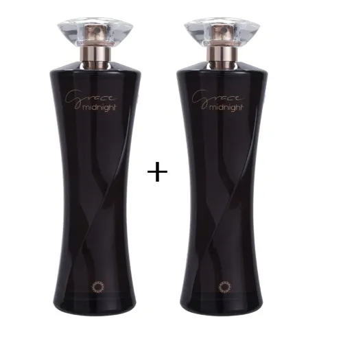 Kit 2 perfumes Grace midnight nova embalagem 