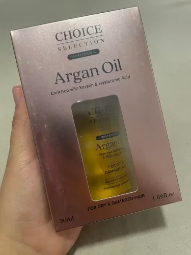 CHOICE SELECTION Argan Oil Enriched with Keratin & Hyaluronic Acid