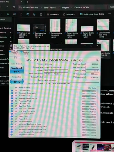 Ssd 256gb 3.0 nvme