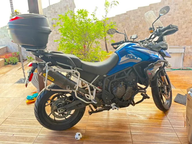 Vendo Tiger 900 gt pro azul 22/23 - excelente estado