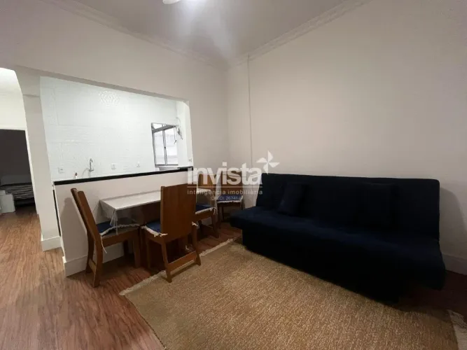 Apartamento Mobiliado para Locação  Boqueirão, Santos