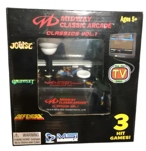 Midway Classic Arcade Classics Vol. 1 - Novo na Caixa - Plug & Play