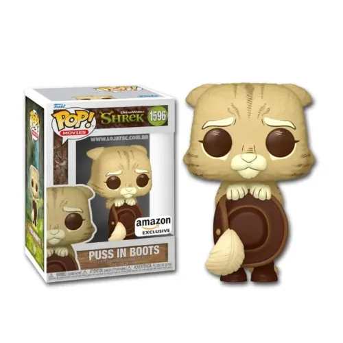 Funko Pop! Puss In Boots Gato De Botas Sepia 1596 Shrek