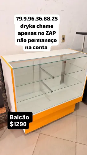 balcão expositor natural
