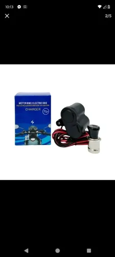 Carregador de moto e bike USB com carregador de isqueiro incluso