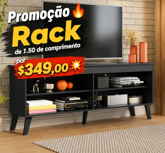 RACK NA PROMOÇÃO PRA TV DE 65