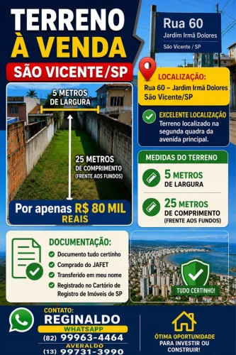 Terreno a venda