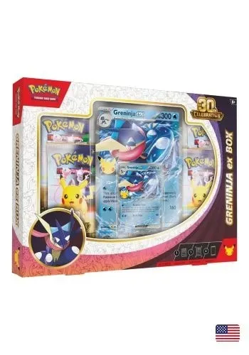 Box - Celebração de 30 Anos - Greninja ex Inglês
