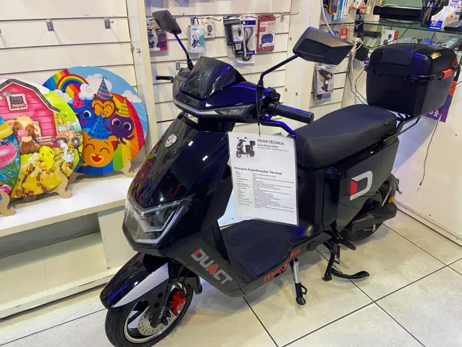 Moto elétrica scooter Duact maxus 1000w muito nova, com nota fiscal e garantia