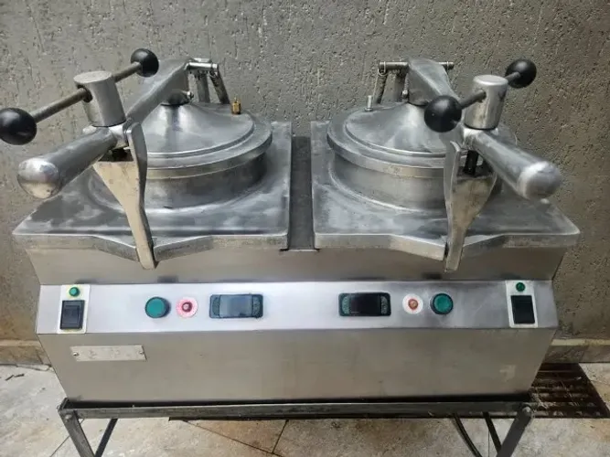 Fritadeira a Pressão Dupla Elétrica Nova Ind (usada) estudo troca 5.800