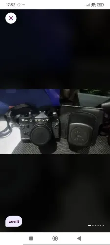 Câmera fotográfica antiga Zenit 12xp made in ussr excelente para colecionadores 