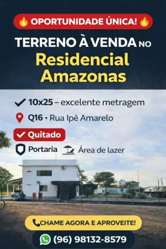 Lote no condomínio Amazonas