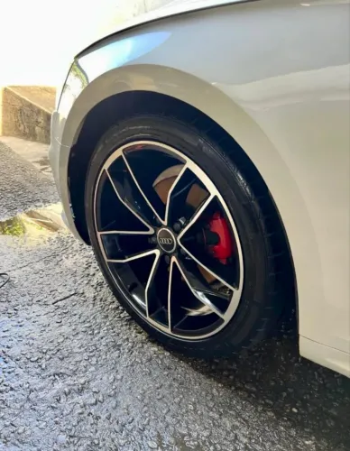 Jogo de Rodas aro 19 5x112 Audi Vw Bmw Mercedes 4 pneus 235/45/19 Goodyear 80% Parcelo