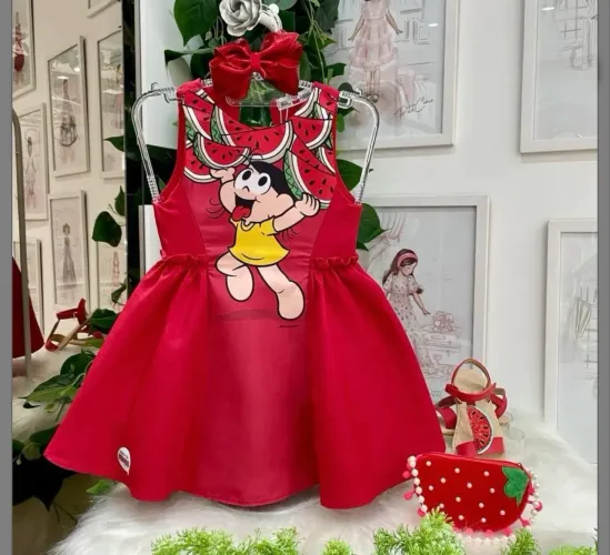 Vestido mon sucre infantil Magali TAM 8