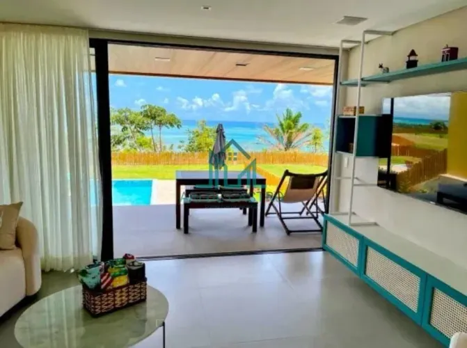 Casa Duplex Vista Mar da praia do Marceneiro, 3 suítes, piscina, Energia Solar, 130m² a Ve