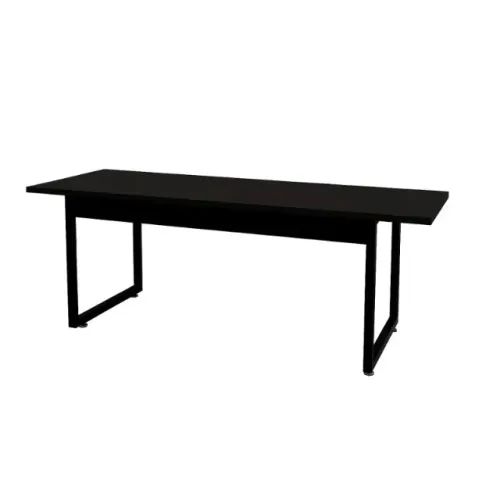 Mesa de reunião modelo linha industrial - tampo MDF - 2,00x0,90x0,75