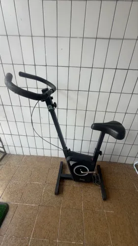 Bicicleta ergométrica dream fitness EX 450 super leve e compacta