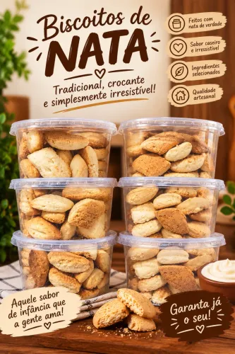 Biscoitos de nata
