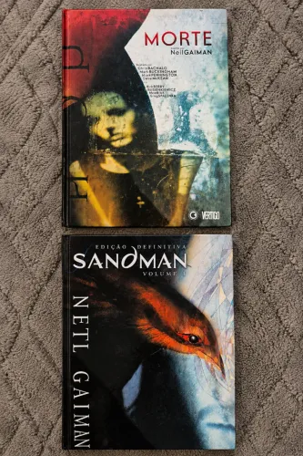 Livro sandman volume 1 Morte Neil Gaiman editora conrad