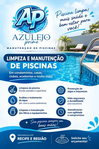 LIMPEZA E MANUTENÇÃO DE PISCINAS