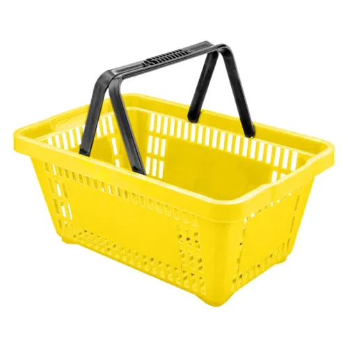 6403 - CESTA PLASTICA D-50 AMARELA DE 6.5L / MARCA: DELLAPLAST