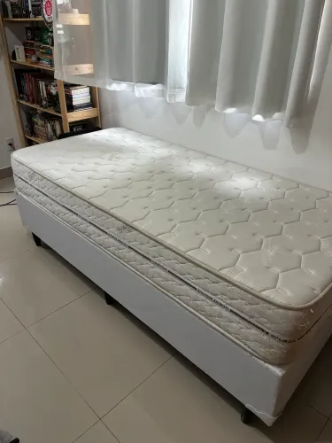 Box + Colchão Solteiro Ecoflex Bambu