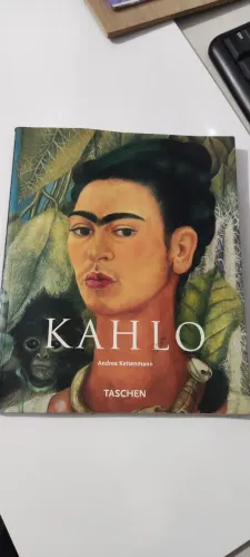 livro frida kahlo com pinturas