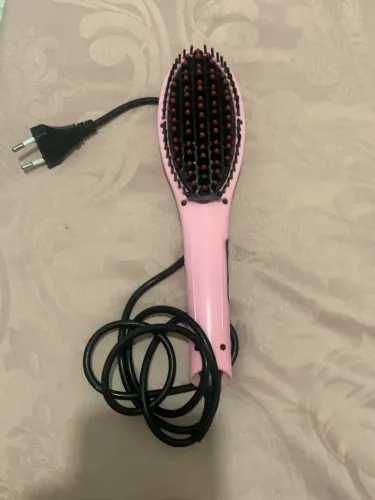 Escova alisadora chapinha LCD 230c - Rosa Bivolt