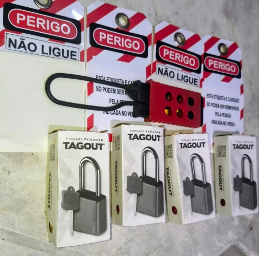 Kit de Cadeado Bloqueio de Loto