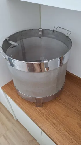 Cesto De Inox 2Brew Para Cerveja Artesanal (Panelas Nº 38 e 40) - Excelente Estado