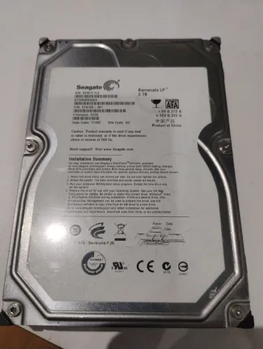 HD barracuda Seagate 2TB