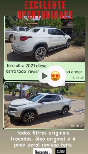 Fiat Toro Ultra 2.0 16V 4X4 Diesel AUT 2021