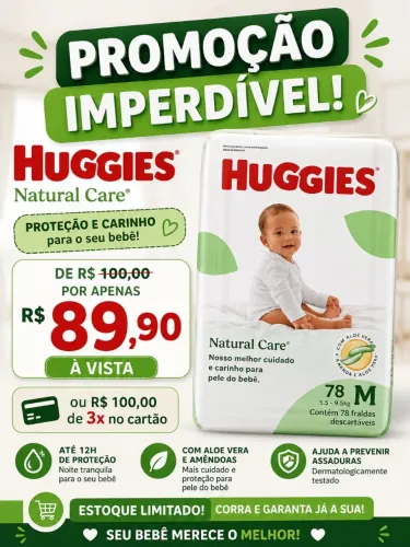Fralda Huggies M
