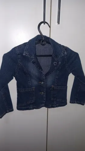 Jaqueta jeans infantil personalizada