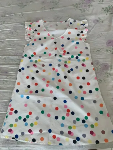 Vendo vestido  de poá colorido 